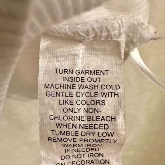 New York & Company White Ribbed Tank Top Gold Braided Neckline Detail Size Small - Picture 4 of 4